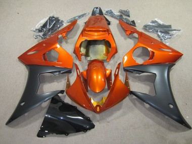 Orange Black 2003-2005 Yamaha YZF R6 Motorcycle Fairing