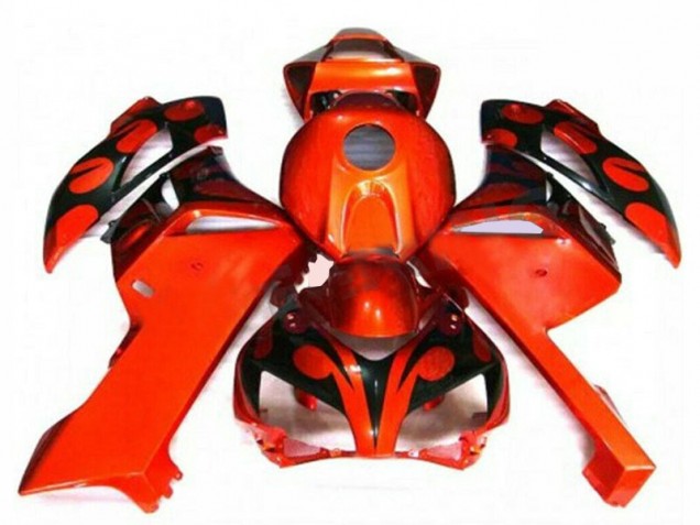 Orange Black 2004-2005 Honda CBR1000RR Motorcycle Fairing Orange Black 2004-2005 Honda CBR1000RR Motorcycle Fairing