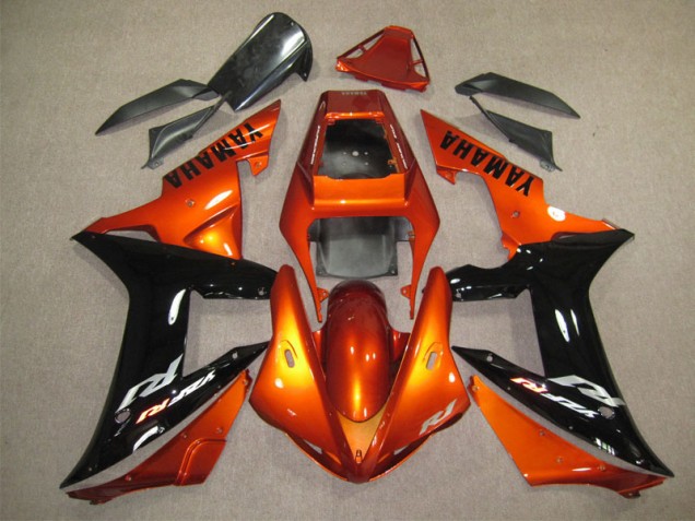 Orange Black 2004-2005 Honda CBR1000RR Motorcycle Fairings Orange Black 2004-2005 Honda CBR1000RR Motorcycle Fairings