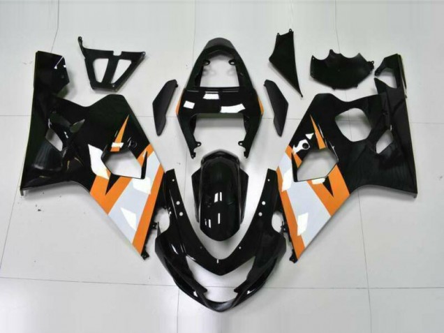 Orange Black 2004-2005 Suzuki GSXR 600/750 Motorcycle Fairings Orange Black 2004-2005 Suzuki GSXR 600/750 Motorcycle Fairings