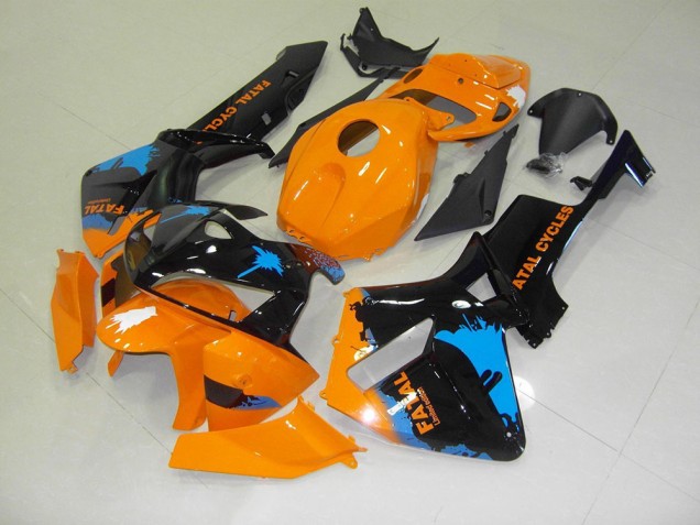 Orange Black 2005-2006 Honda CBR600RR Motorcycle Bodywork Orange Black 2005-2006 Honda CBR600RR Motorcycle Bodywork