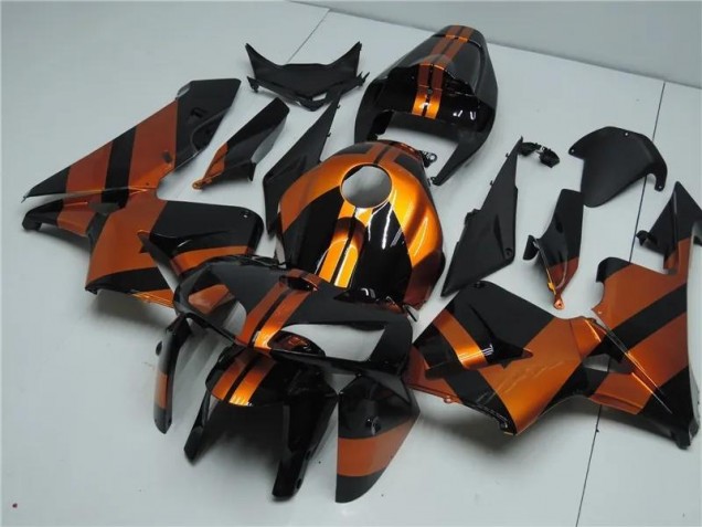 Orange Black 2005-2006 Honda CBR600RR Motorcycle Fairing Kits Orange Black 2005-2006 Honda CBR600RR Motorcycle Fairing Kits