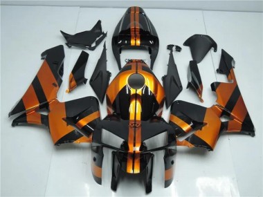 Orange Black 2005-2006 Honda CBR600RR Motorcycle Fairing Kits