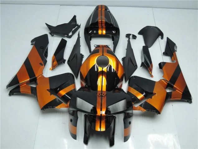 Orange Black 2005-2006 Honda CBR600RR Motorcycle Fairing Kits Orange Black 2005-2006 Honda CBR600RR Motorcycle Fairing Kits