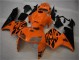 Orange Black 2005-2006 Honda CBR600RR Motorcycle Fairing Orange Black 2005-2006 Honda CBR600RR Motorcycle Fairing
