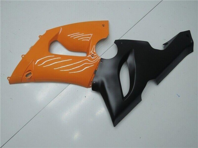 Orange Black 2005-2006 Kawasaki ZX6R Motorcycle Fairings Orange Black 2005-2006 Kawasaki ZX6R Motorcycle Fairings