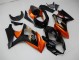 Orange Black 2007-2008 Suzuki GSXR 1000 Motorcycle Fairings Orange Black 2007-2008 Suzuki GSXR 1000 Motorcycle Fairings