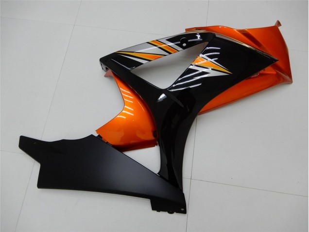 Orange Black 2007-2008 Suzuki GSXR 1000 Motorcycle Fairings Orange Black 2007-2008 Suzuki GSXR 1000 Motorcycle Fairings