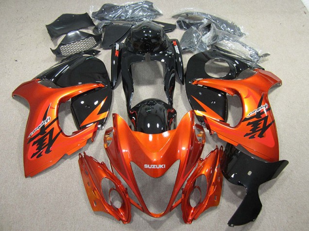 Orange Black 2008-2019 Suzuki GSXR 1300 Hayabusa Motorcycle Fairing Orange Black 2008-2019 Suzuki GSXR 1300 Hayabusa Motorcycle Fairing