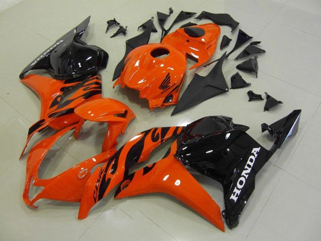Orange Black 2009-2012 Honda CBR600RR Motorcycle Fairings Orange Black 2009-2012 Honda CBR600RR Motorcycle Fairings