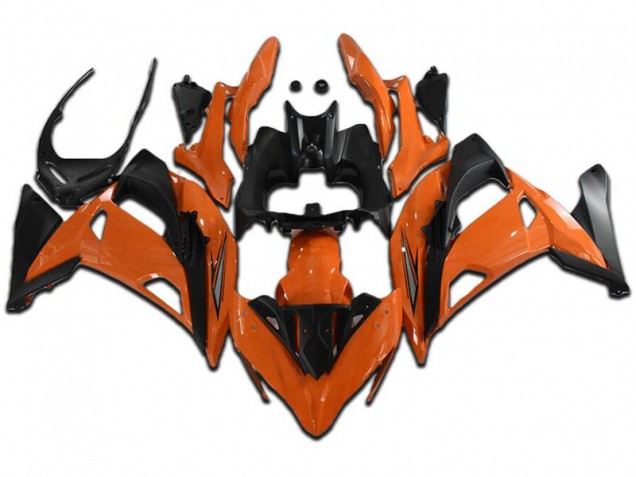 Orange Black 2017-2019 Kawasaki EX650 Motorcycle Fairings Orange Black 2017-2019 Kawasaki EX650 Motorcycle Fairings