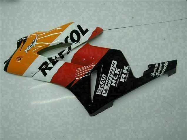 Orange Black Repsol 2004-2005 Honda CBR1000RR Motorcycle Bodywork Orange Black Repsol 2004-2005 Honda CBR1000RR Motorcycle Bodywork