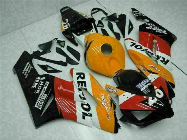 Orange Black Repsol 2004-2005 Honda CBR1000RR Motorcycle Bodywork Orange Black Repsol 2004-2005 Honda CBR1000RR Motorcycle Bodywork