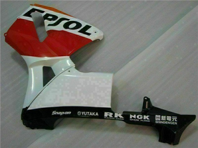 Orange Black Repsol 2005-2006 Honda CBR600RR Motorcycle Fairing