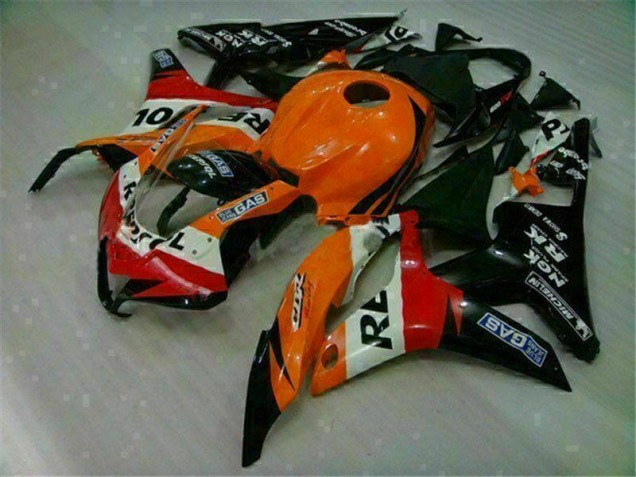 Orange Black Repsol 2007-2008 Honda CBR600RR Motorcycle Fairing Orange Black Repsol 2007-2008 Honda CBR600RR Motorcycle Fairing