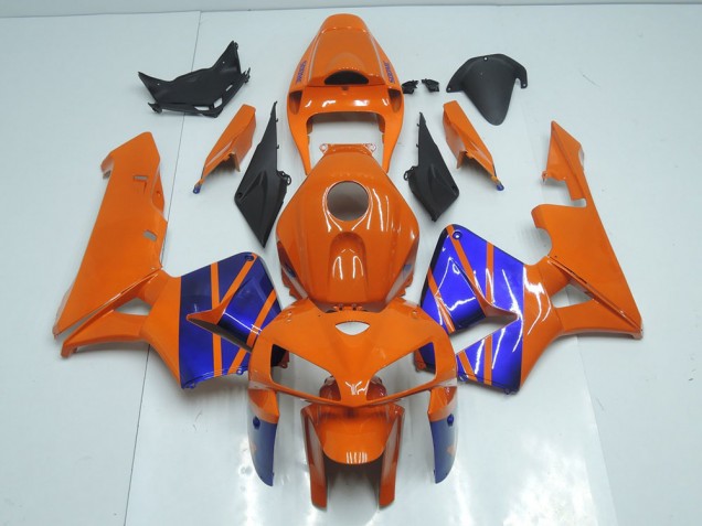 Orange Blue 2005-2006 Honda CBR600RR Motorcycle Fairings Orange Blue 2005-2006 Honda CBR600RR Motorcycle Fairings