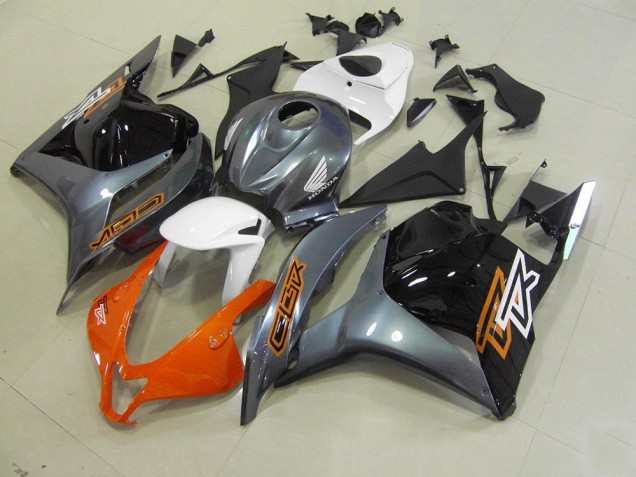 Orange Grey Black 2009-2012 Honda CBR600RR Motorcycle Fairing Orange Grey Black 2009-2012 Honda CBR600RR Motorcycle Fairing
