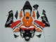 Orange Red Black Repsol 2003-2004 Honda CBR600RR Motorcycle Fairings Orange Red Black Repsol 2003-2004 Honda CBR600RR Motorcycle Fairings