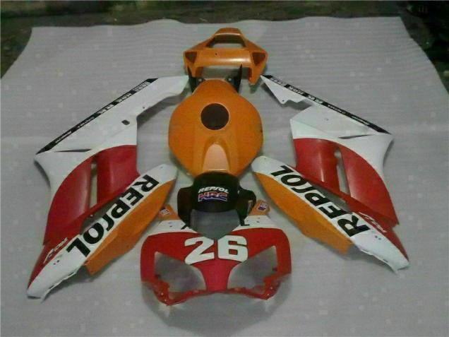 Orange Red Repsol 26 2004-2005 Honda CBR1000RR Motorcycle Fairings Orange Red Repsol 26 2004-2005 Honda CBR1000RR Motorcycle Fairings