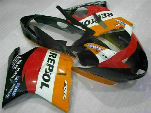 Orange Repsol 1996-2007 Honda CBR1100XX Motorcycle Fairings Orange Repsol 1996-2007 Honda CBR1100XX Motorcycle Fairings