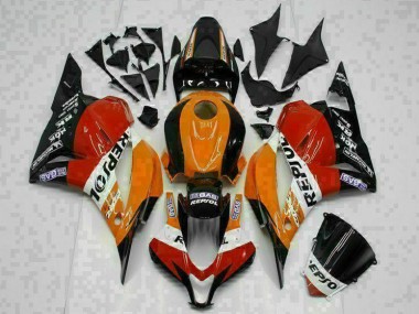 Orange Repsol 2009-2012 Honda CBR600RR Motorcycle Fairings