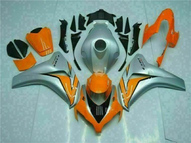 Orange Silver 2008-2011 Honda CBR1000RR Motorcycle Fairing