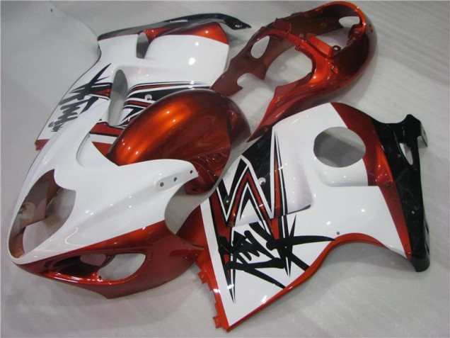 Orange White Black 1996-2007 Suzuki GSXR 1300 Hayabusa Motorcycle Fairings Orange White Black 1996-2007 Suzuki GSXR 1300 Hayabusa Motorcycle Fairings