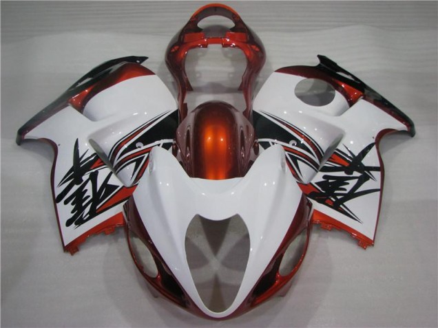Orange White Black 1996-2007 Suzuki GSXR 1300 Hayabusa Motorcycle Fairings Orange White Black 1996-2007 Suzuki GSXR 1300 Hayabusa Motorcycle Fairings