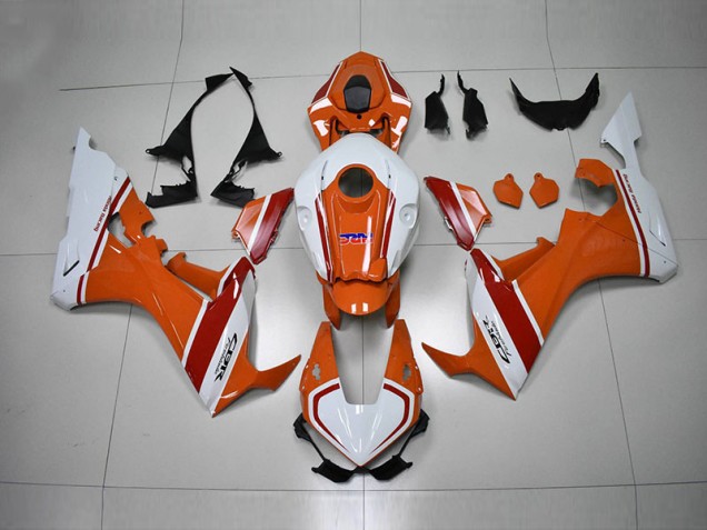 Orange White HRC 2017-2020 Honda CBR1000RR Motorcycle Fairings Orange White HRC 2017-2020 Honda CBR1000RR Motorcycle Fairings