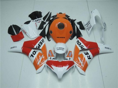 Orange White Red Repsol 2008-2011 Honda CBR1000RR Motorcycle Fairings