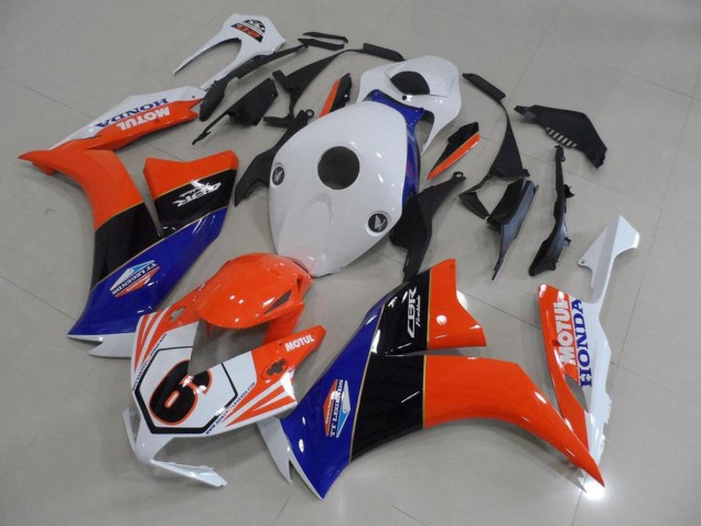 Orange White TT Legend 2012-2016 Honda CBR1000RR Motorcycle Fairings Orange White TT Legend 2012-2016 Honda CBR1000RR Motorcycle Fairings