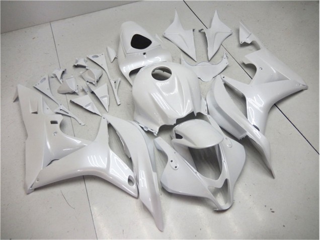 Pearl White 2007-2008 Honda CBR600RR Motorcycle Fairing Pearl White 2007-2008 Honda CBR600RR Motorcycle Fairing
