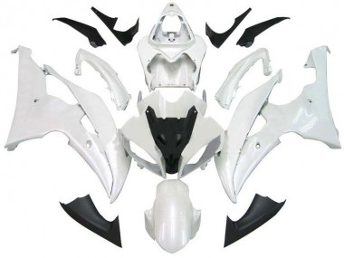 Pearl White 2008-2016 Yamaha YZF R6 Motorcycle Fairing