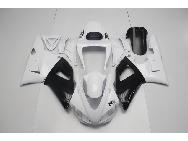 Pearl White Black 1998-1999 Yamaha YZF R1 Motorcycle Fairings Pearl White Black 1998-1999 Yamaha YZF R1 Motorcycle Fairings