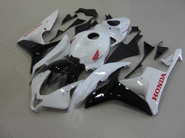 Pearl White Black 2007-2008 Honda CBR600RR Motorcycle Fairings Pearl White Black 2007-2008 Honda CBR600RR Motorcycle Fairings