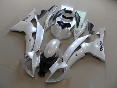 Pearl White OEM Style 2008-2016 Yamaha YZF R6 Motorcycle Fairings