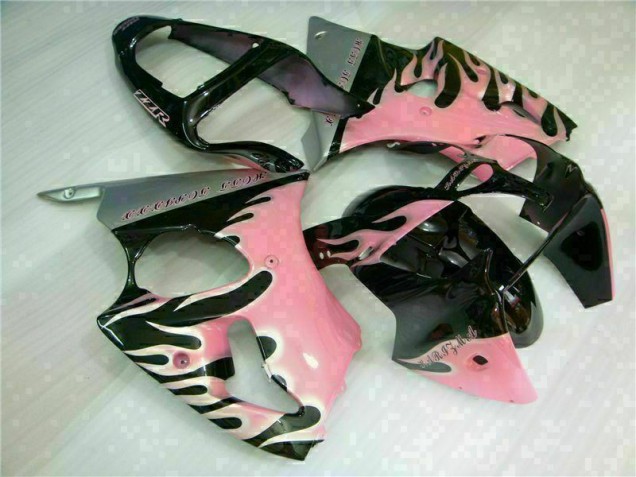 Pink 2000-2002 Kawasaki ZX6R Motorcycle Fairings