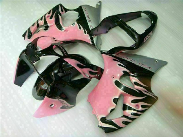 Pink 2000-2002 Kawasaki ZX6R Motorcycle Fairings