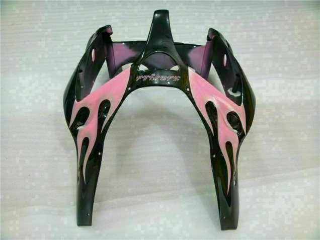 Pink 2000-2002 Kawasaki ZX6R Motorcycle Fairings
