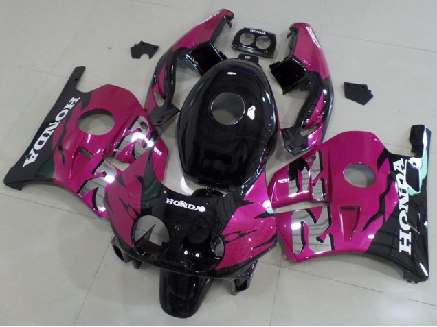 Pink Black 1991-1998 Honda CBR250RR MC22 Motorcycle Fairings Pink Black 1991-1998 Honda CBR250RR MC22 Motorcycle Fairings