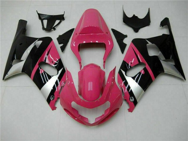 Pink Black 2001-2003 Suzuki GSXR 600/750 Motorcycle Fairings Pink Black 2001-2003 Suzuki GSXR 600/750 Motorcycle Fairings