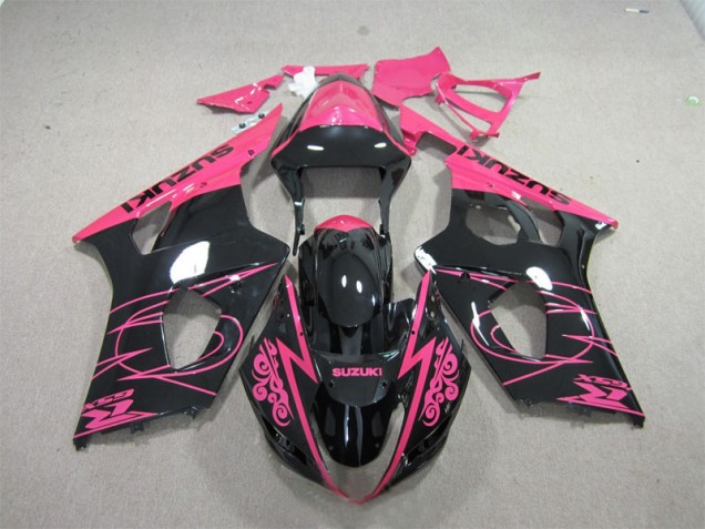Pink Black 2003-2004 Suzuki GSXR 1000 Motorcycle Fairings Pink Black 2003-2004 Suzuki GSXR 1000 Motorcycle Fairings