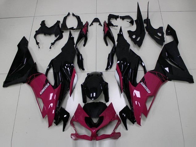 Pink Black 2019-2023 Kawasaki ZX6R Motorcycle Fairings Pink Black 2019-2023 Kawasaki ZX6R Motorcycle Fairings