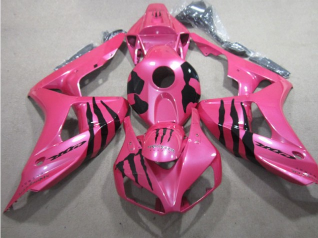 Pink Black Monster 2006-2007 Honda CBR1000RR Motorcycle Fairings Pink Black Monster 2006-2007 Honda CBR1000RR Motorcycle Fairings