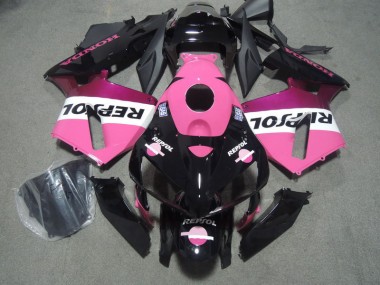 Pink Black Repsol 2005-2006 Honda CBR600RR Motorcycle Fairings
