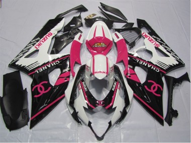 Pink Chanel 2005-2006 Suzuki GSXR 1000 Motorcycle Fairings