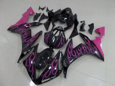Pink Flame 2004-2006 Yamaha YZF R1 Motorcycle Fairings