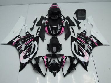 Pink Star 2006-2007 Yamaha YZF R6 Motorcycle Fairings