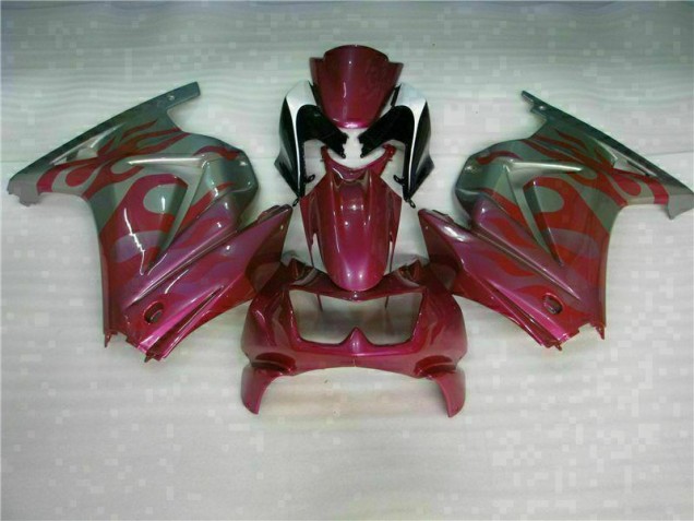 Purple Red 2008-2012 Kawasaki EX250 Motorcycle Fairings Purple Red 2008-2012 Kawasaki EX250 Motorcycle Fairings