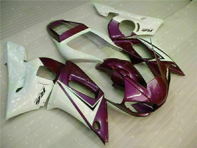 Purple White 1998-2002 Yamaha YZF R6 Motorcycle Fairings Purple White 1998-2002 Yamaha YZF R6 Motorcycle Fairings